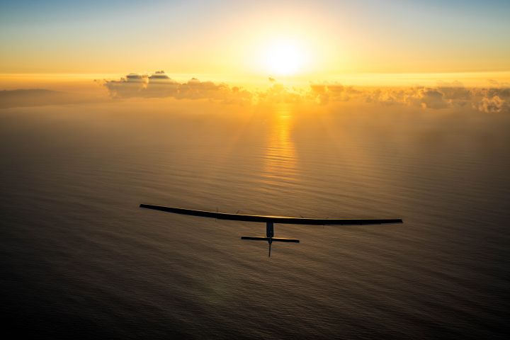 Solar Impulse undertakes a maintenance flight in Hawaii, United 